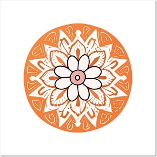 mandala Clamber drawingmandala Flutter stuffed Posters and Art